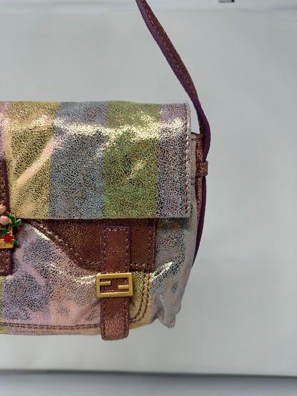 Fendi Baguette Multicolour Suede (comes with original duster)