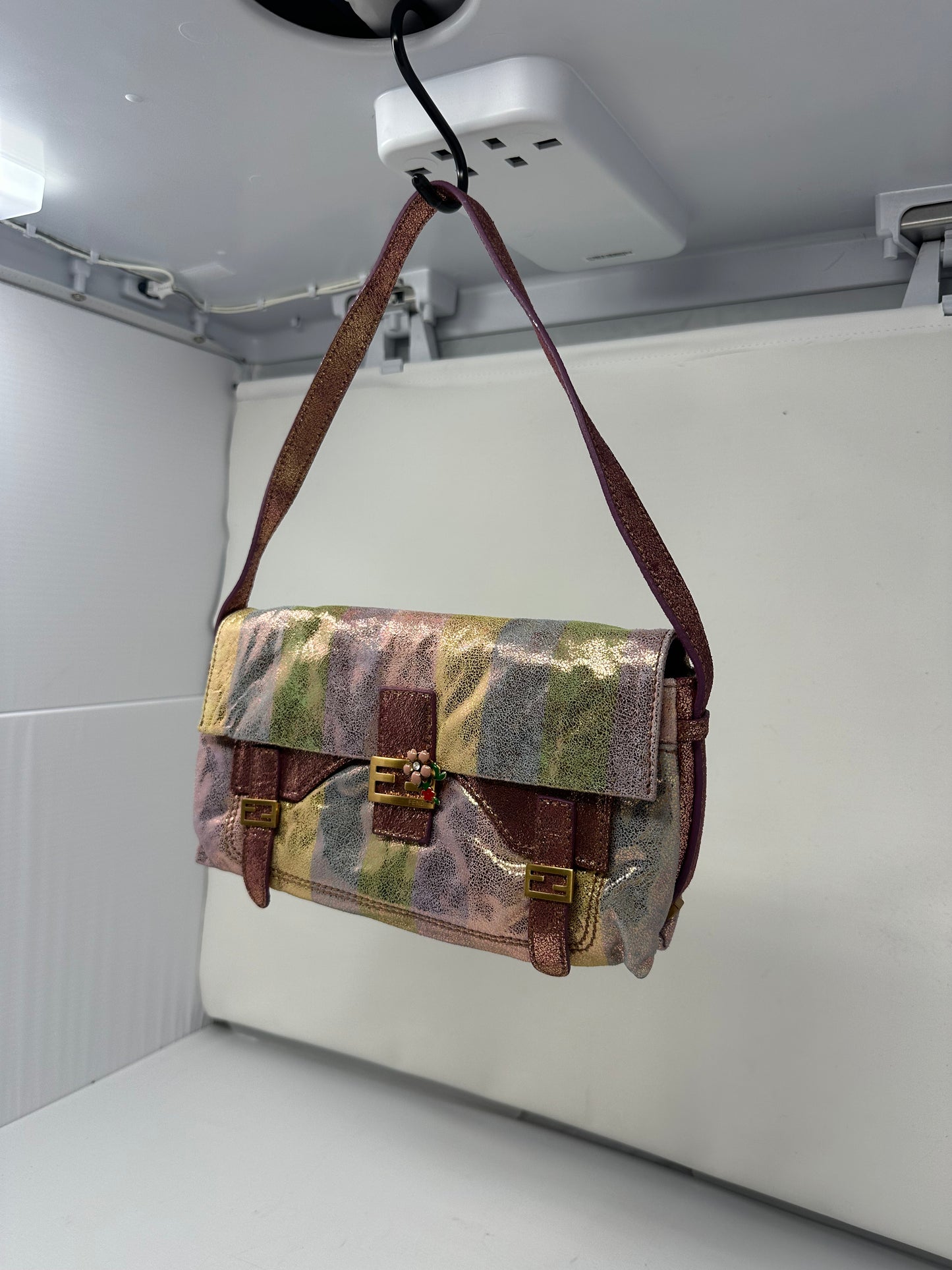 Fendi Baguette Multicolour Suede (comes with original duster)