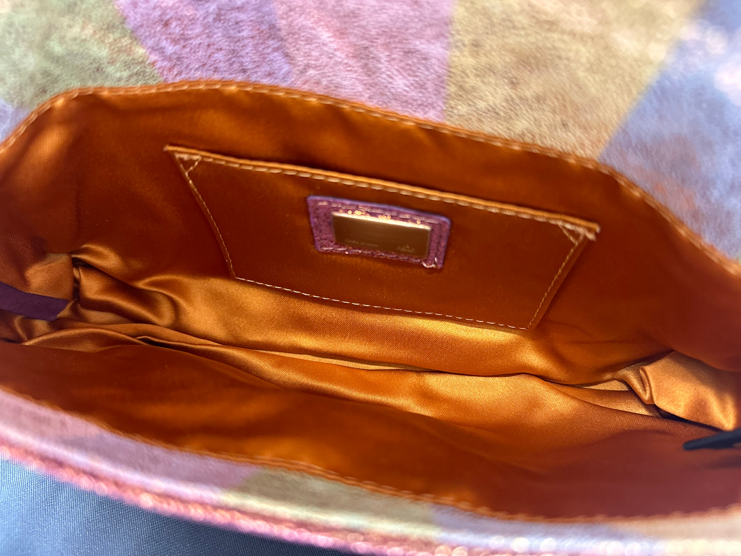 Fendi Baguette Multicolour Suede (comes with original duster)
