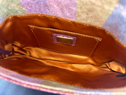 Fendi Baguette Multicolour Suede (comes with original duster)
