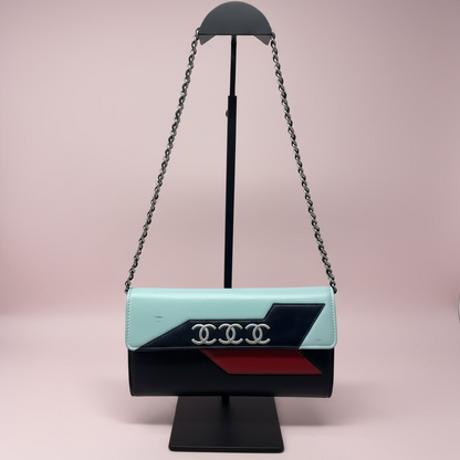 Chanel Airlines Multicolor Wallet on Chain