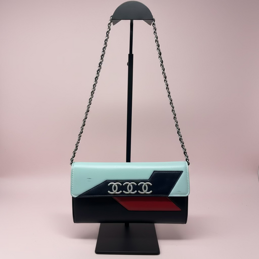 Chanel Airlines Multicolor Wallet on Chain