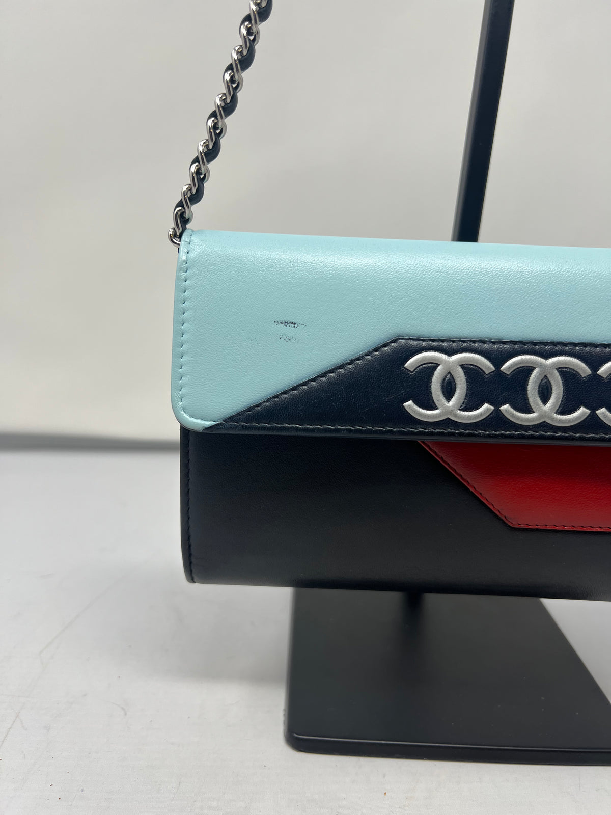 Chanel Airlines Multicolor Wallet on Chain