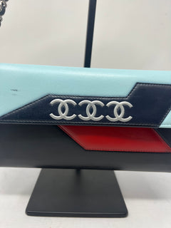Chanel Airlines Multicolor Wallet on Chain