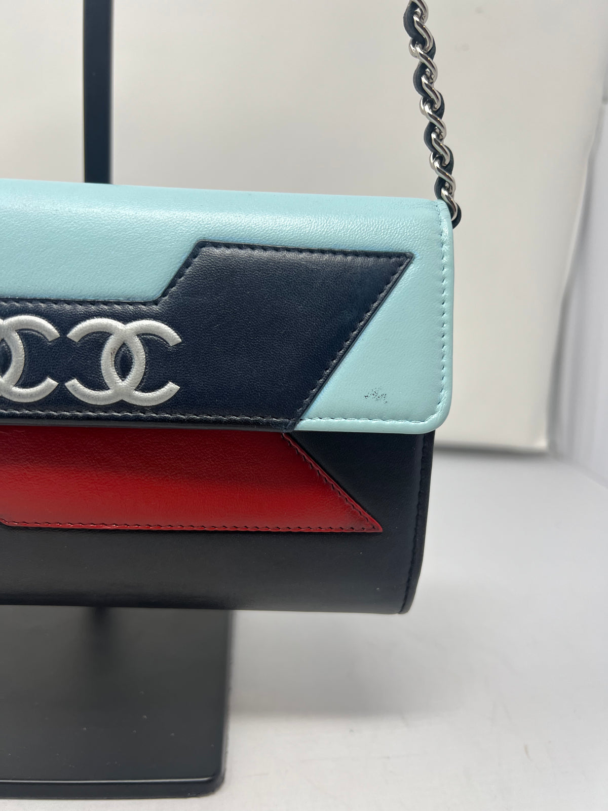 Chanel Airlines Multicolor Wallet on Chain