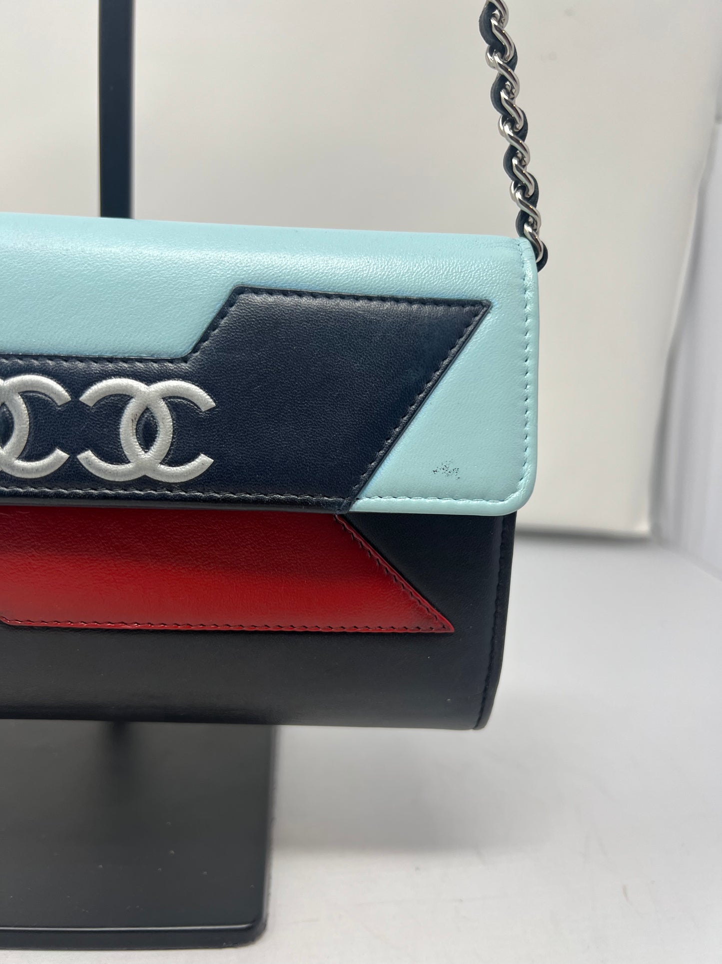 Chanel Airlines Multicolor Wallet on Chain