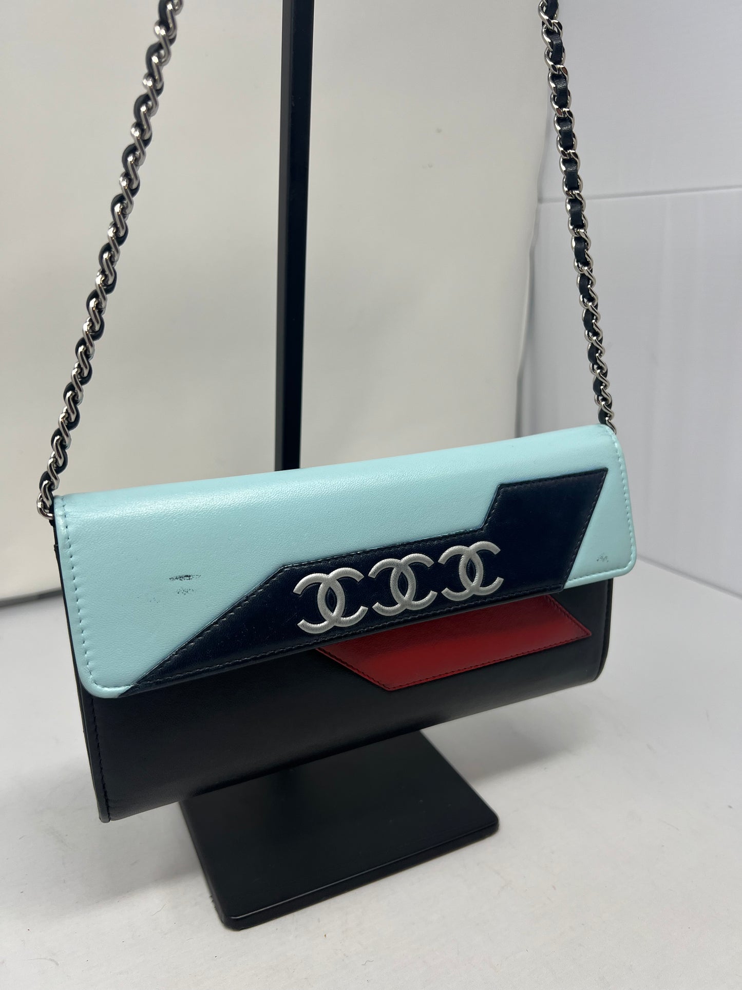 Chanel Airlines Multicolor Wallet on Chain