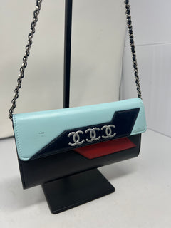 Chanel Airlines Multicolor Wallet on Chain