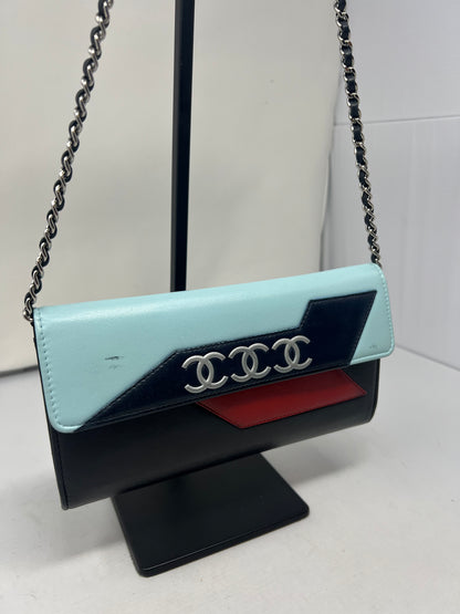 Chanel Airlines Multicolor Wallet on Chain