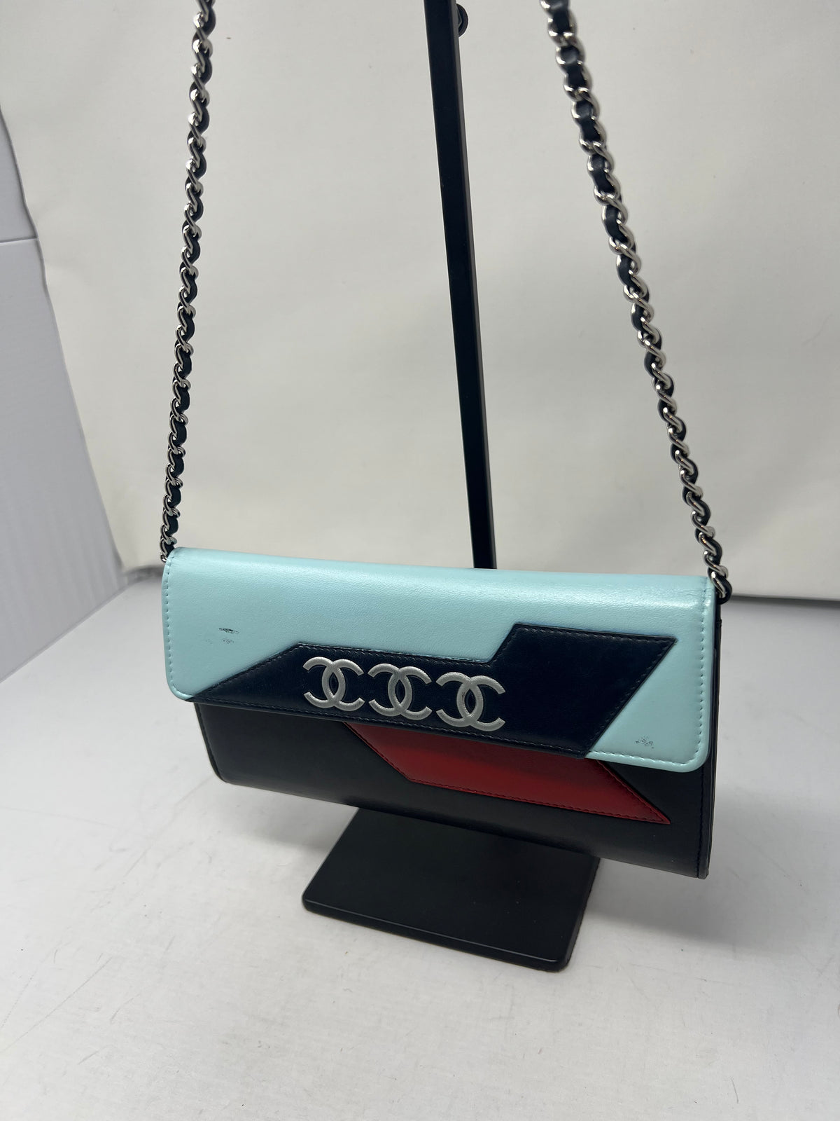 Chanel Airlines Multicolor Wallet on Chain