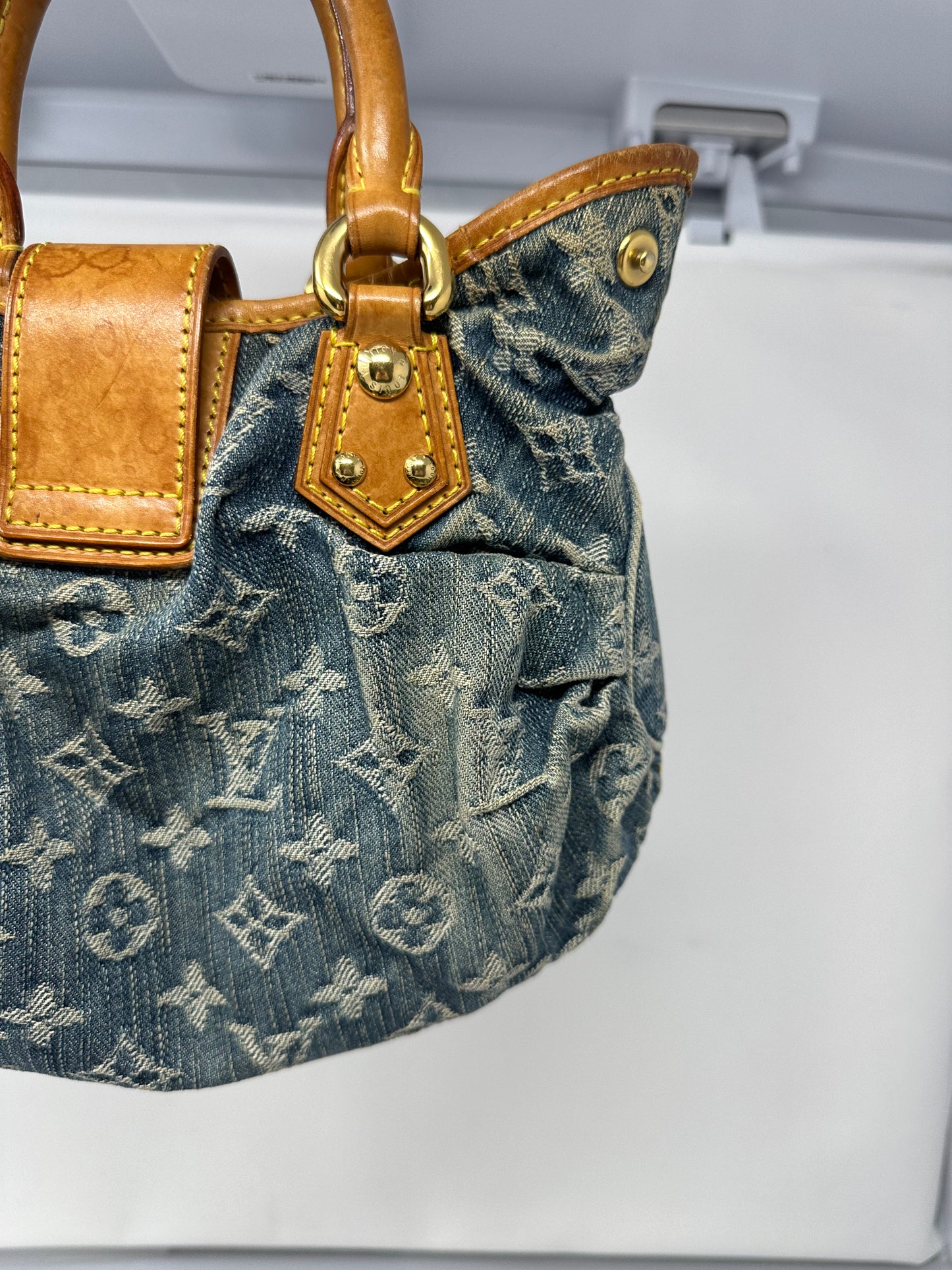 Louis Vuitton Monogram Denim Pleaty