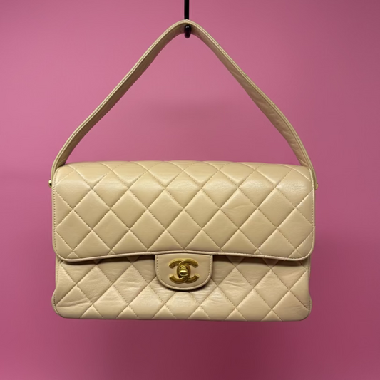 Chanel Lambskin Double Sided Flap Bag
