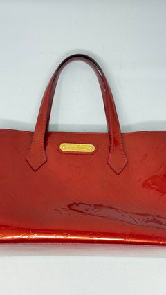 Louis Vuitton Red Vernis Wilshire