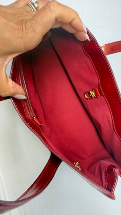 Louis Vuitton Red Vernis Wilshire