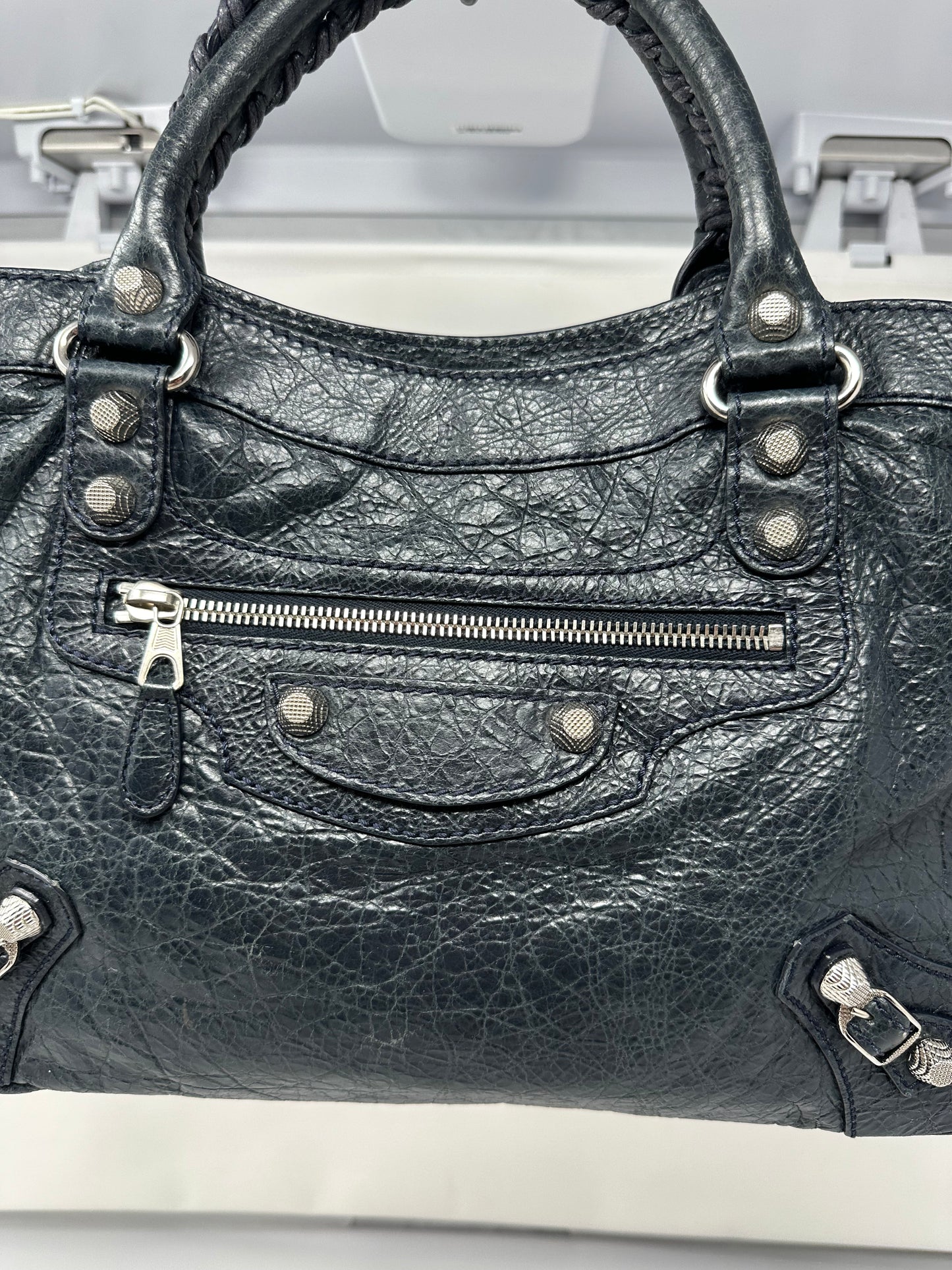 Balenciaga City Bag Navy