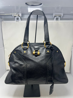 YSL Muse Black Leather