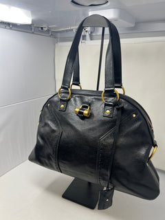 YSL Muse Black Leather