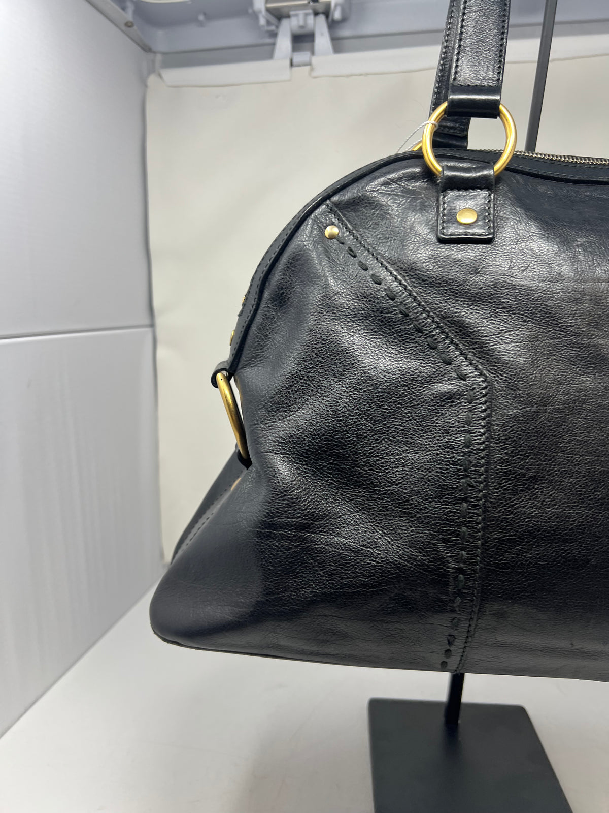 YSL Muse Black Leather