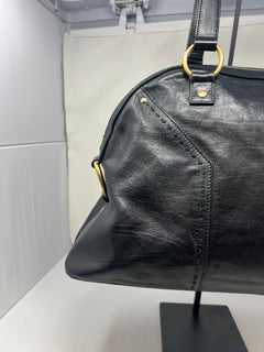 YSL Muse Black Leather
