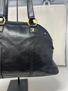 YSL Muse Black Leather