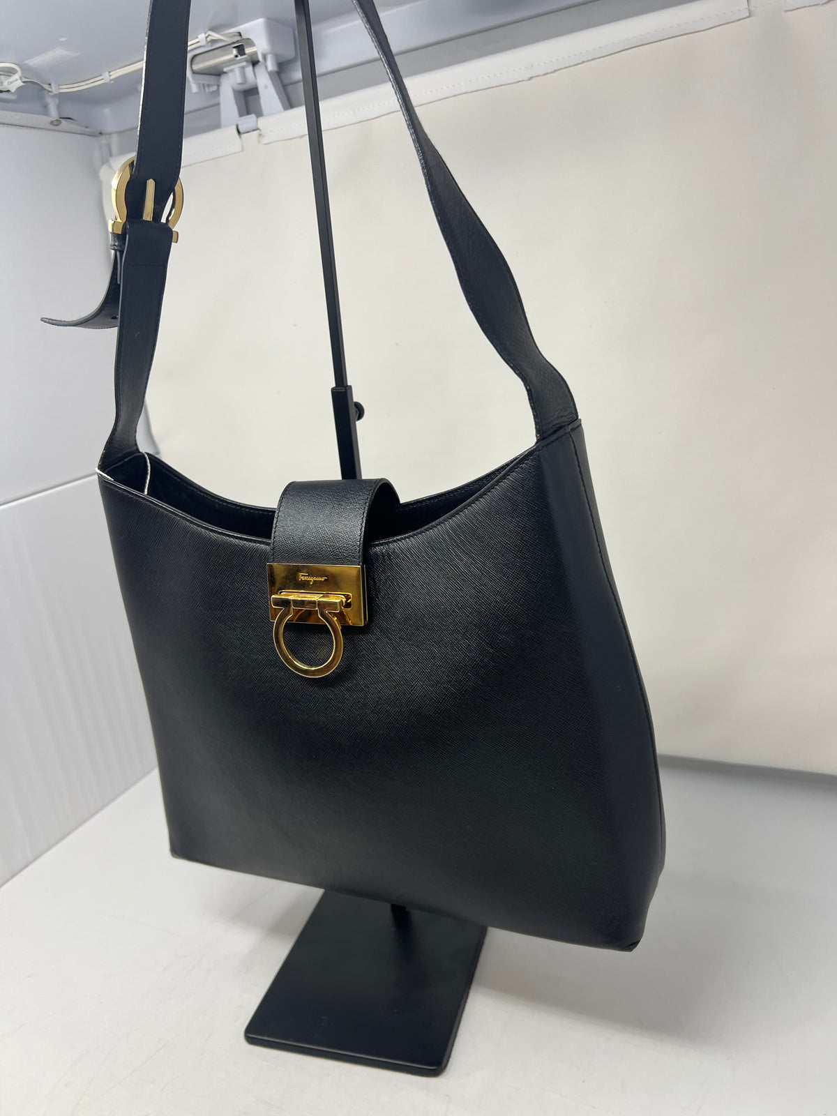 Black Ferragamo Tote