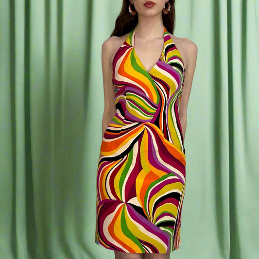 David Meister Colorful Dress