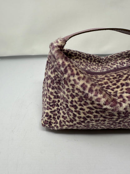 Bottega Venetta Purple Cheetah Pony Hair