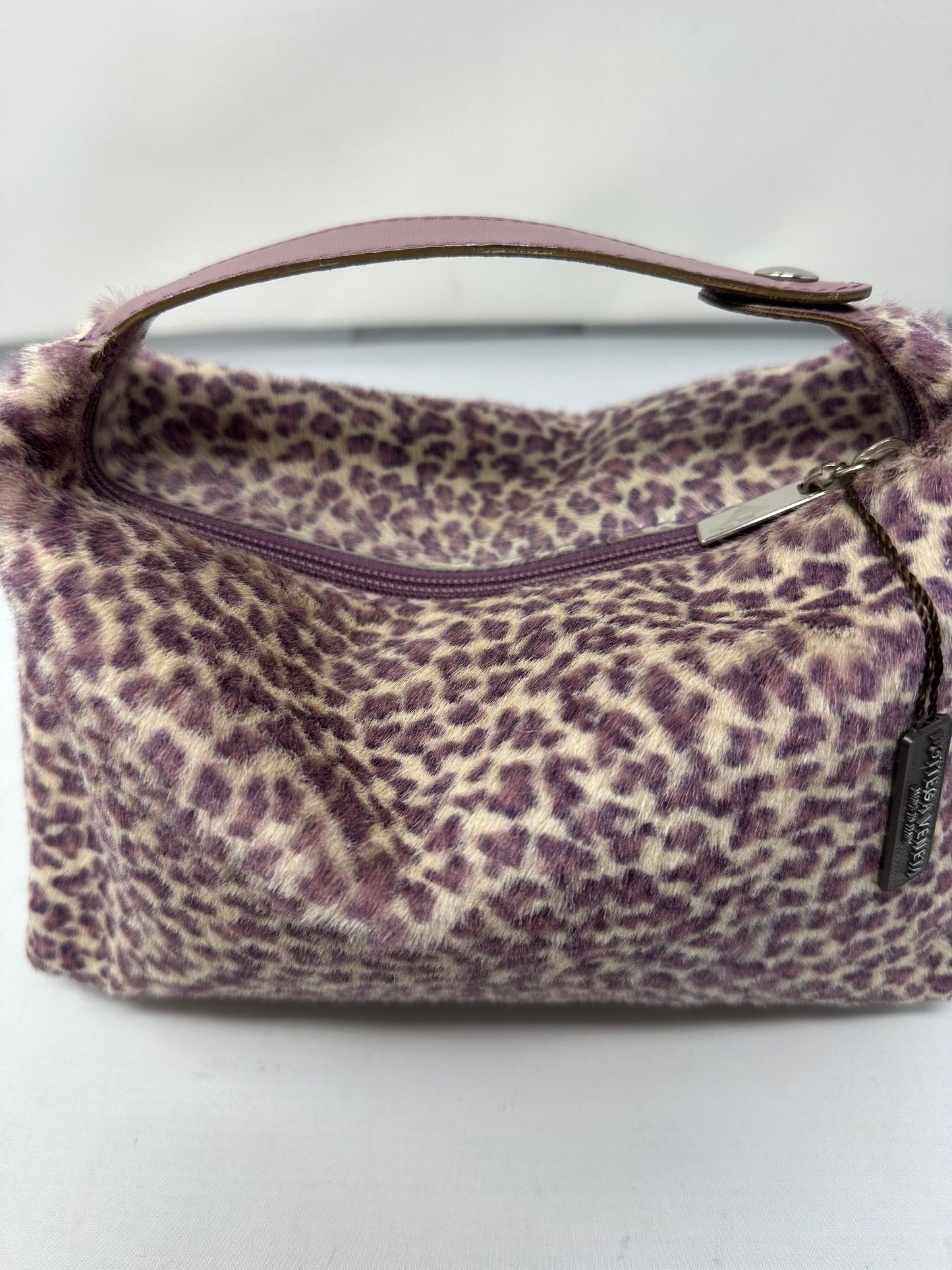 Bottega Venetta Purple Cheetah Pony Hair