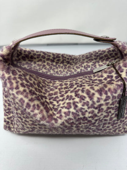 Bottega Venetta Purple Cheetah Pony Hair