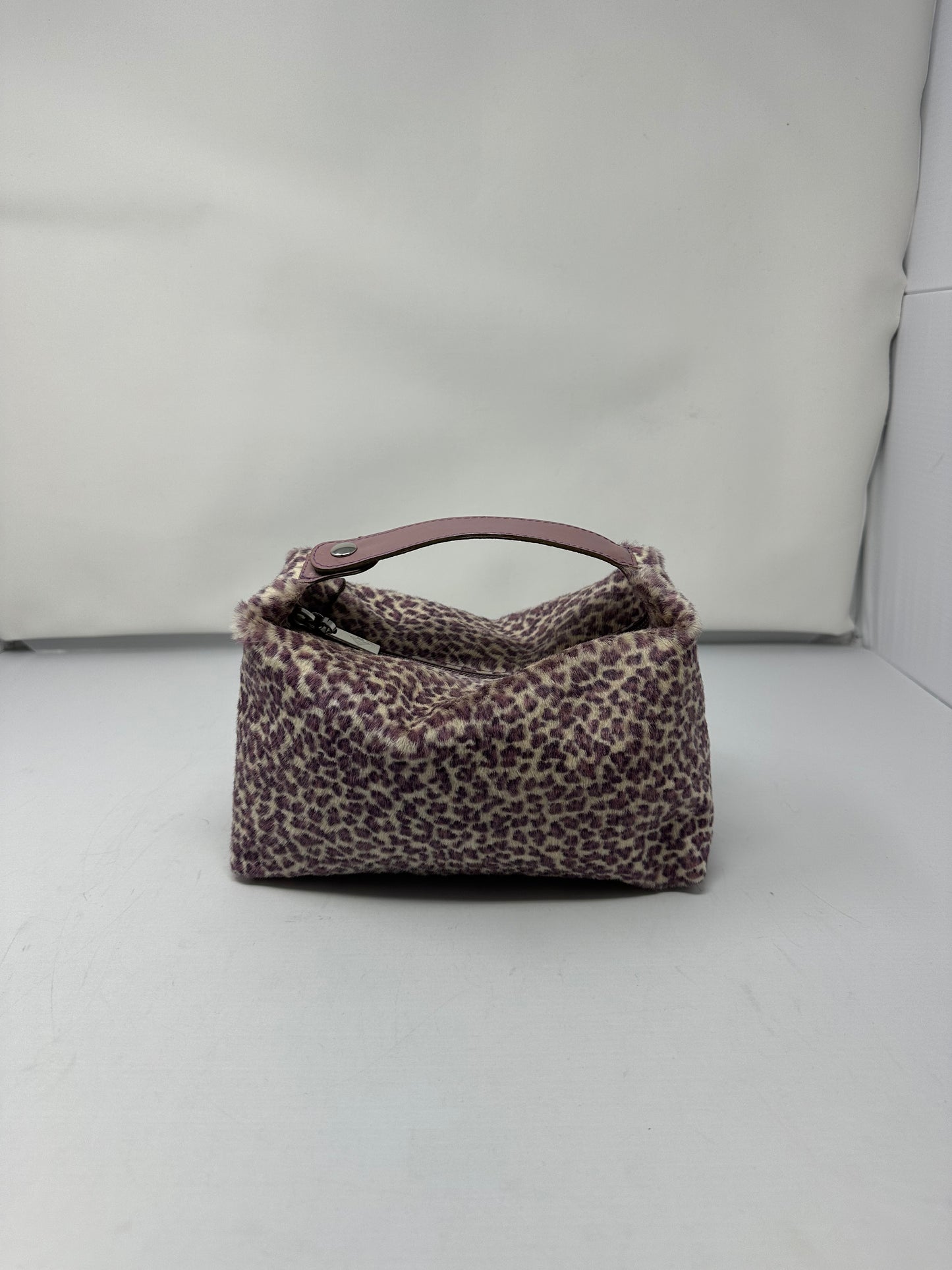 Bottega Venetta Purple Cheetah Pony Hair