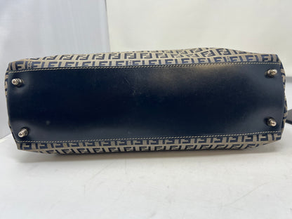 Fendi Zucchino Navy Tote
