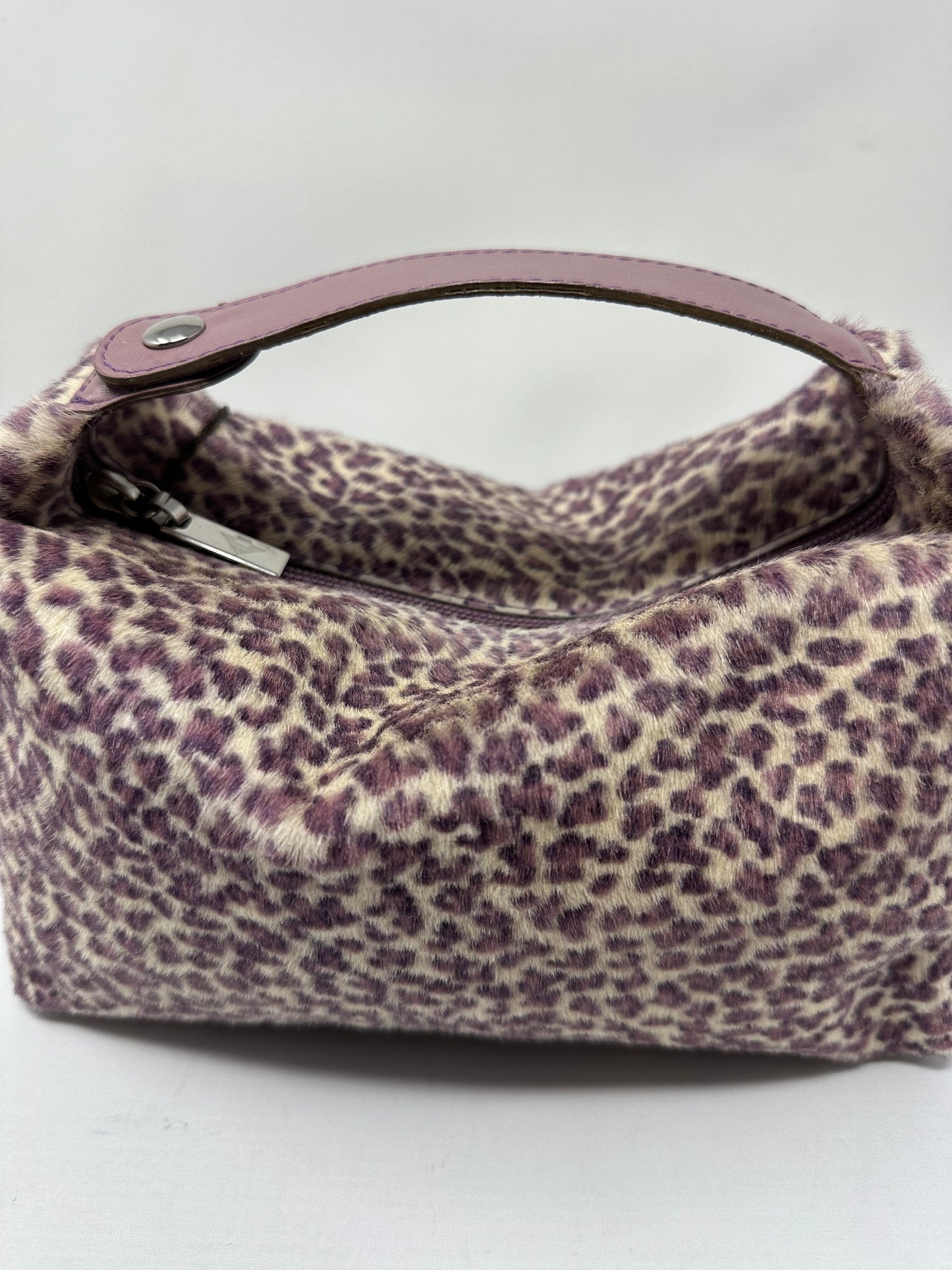 Bottega Venetta Purple Cheetah Pony Hair