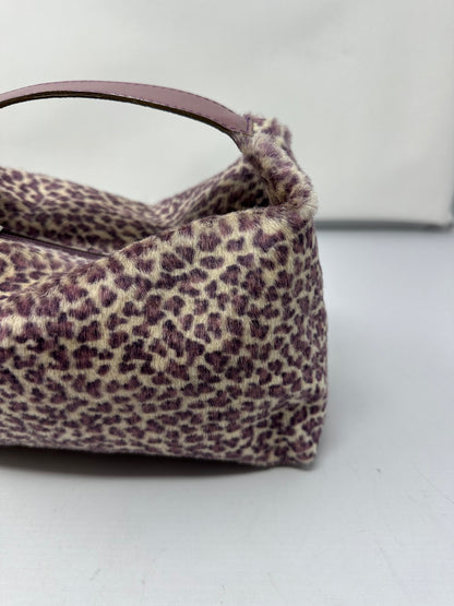 Bottega Venetta Purple Cheetah Pony Hair