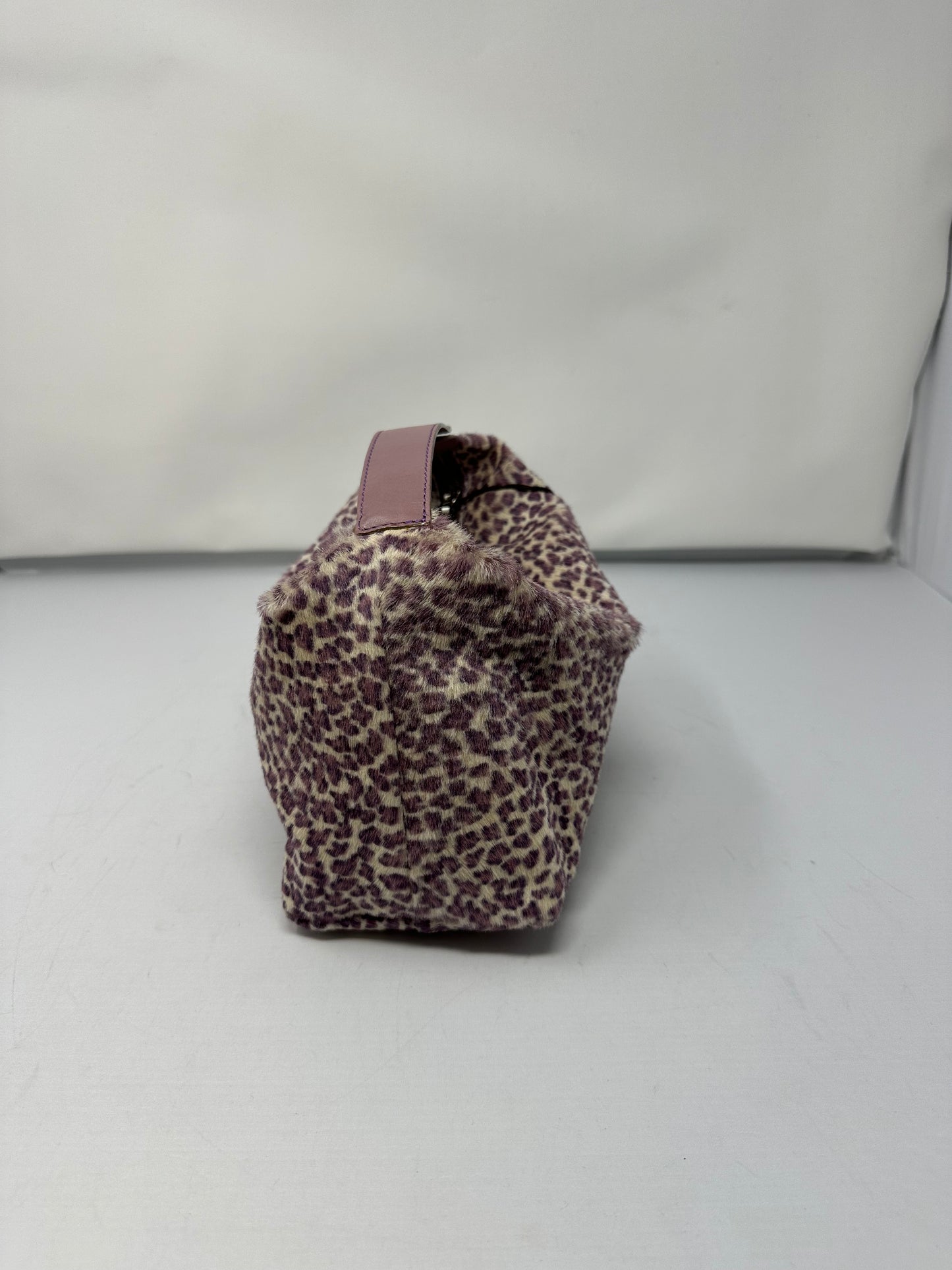 Bottega Venetta Purple Cheetah Pony Hair