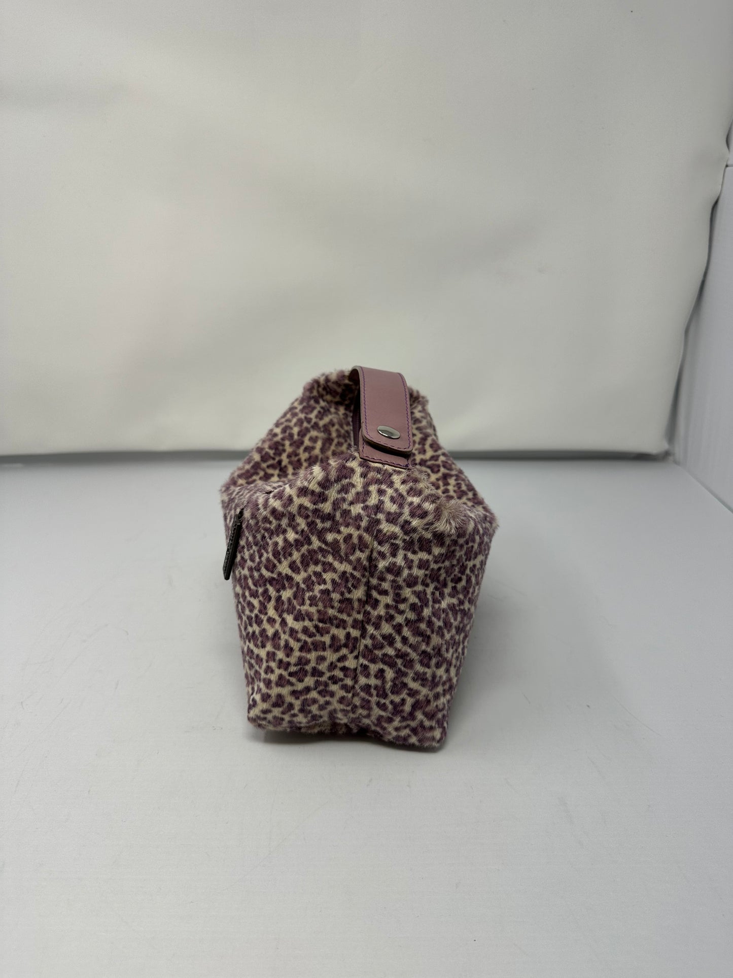 Bottega Venetta Purple Cheetah Pony Hair