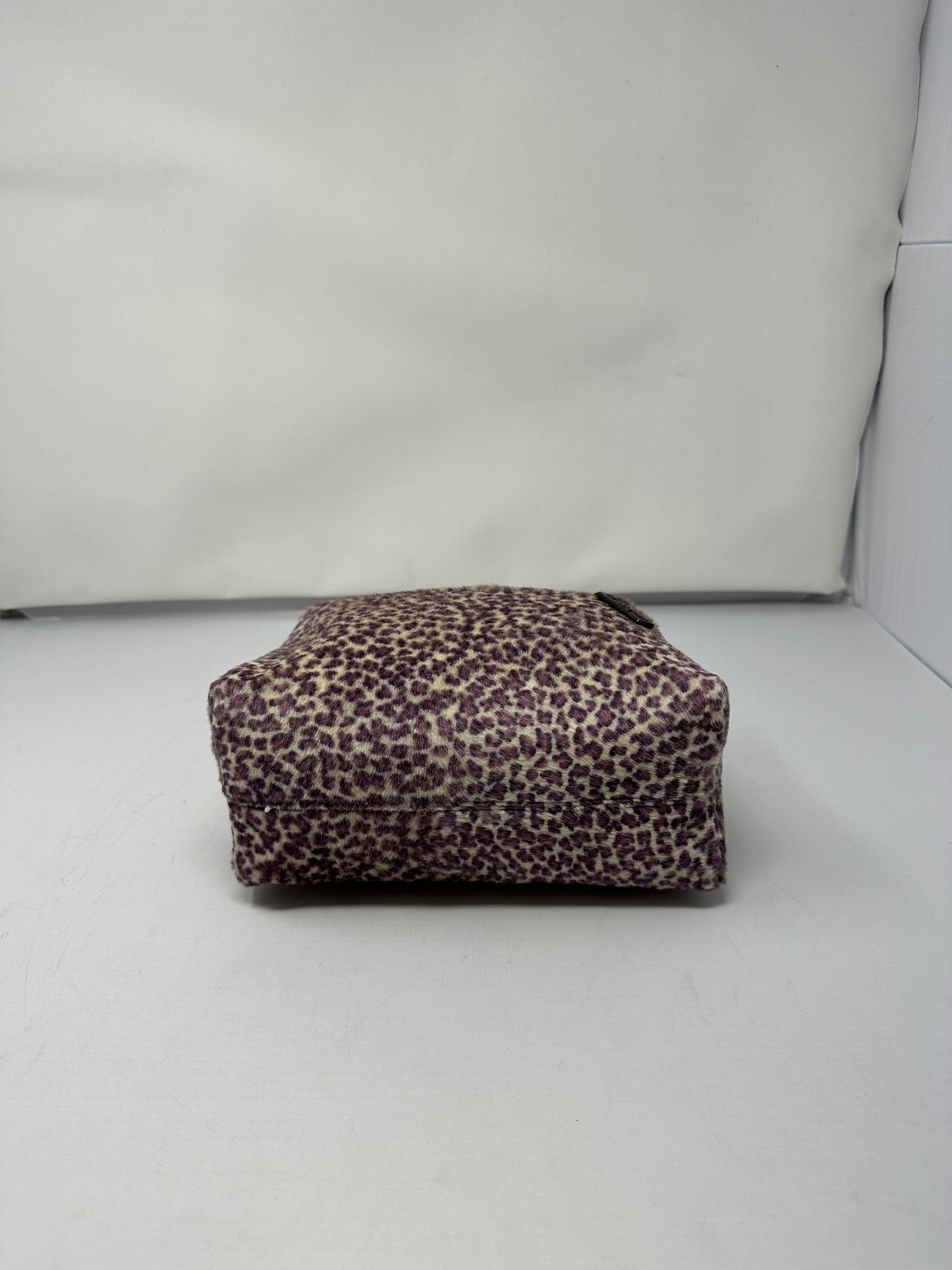 Bottega Venetta Purple Cheetah Pony Hair