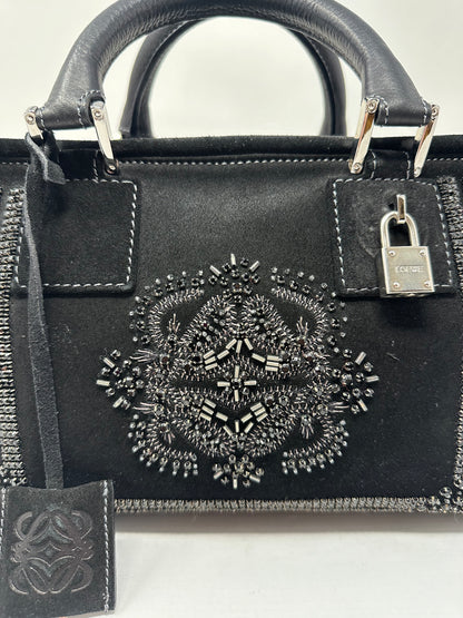 Loewe Amazona Black Suede Beads (original duster bag)