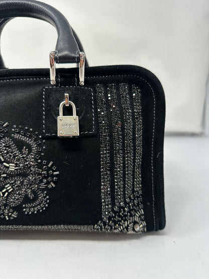 Loewe Amazona Black Suede Beads (original duster bag)