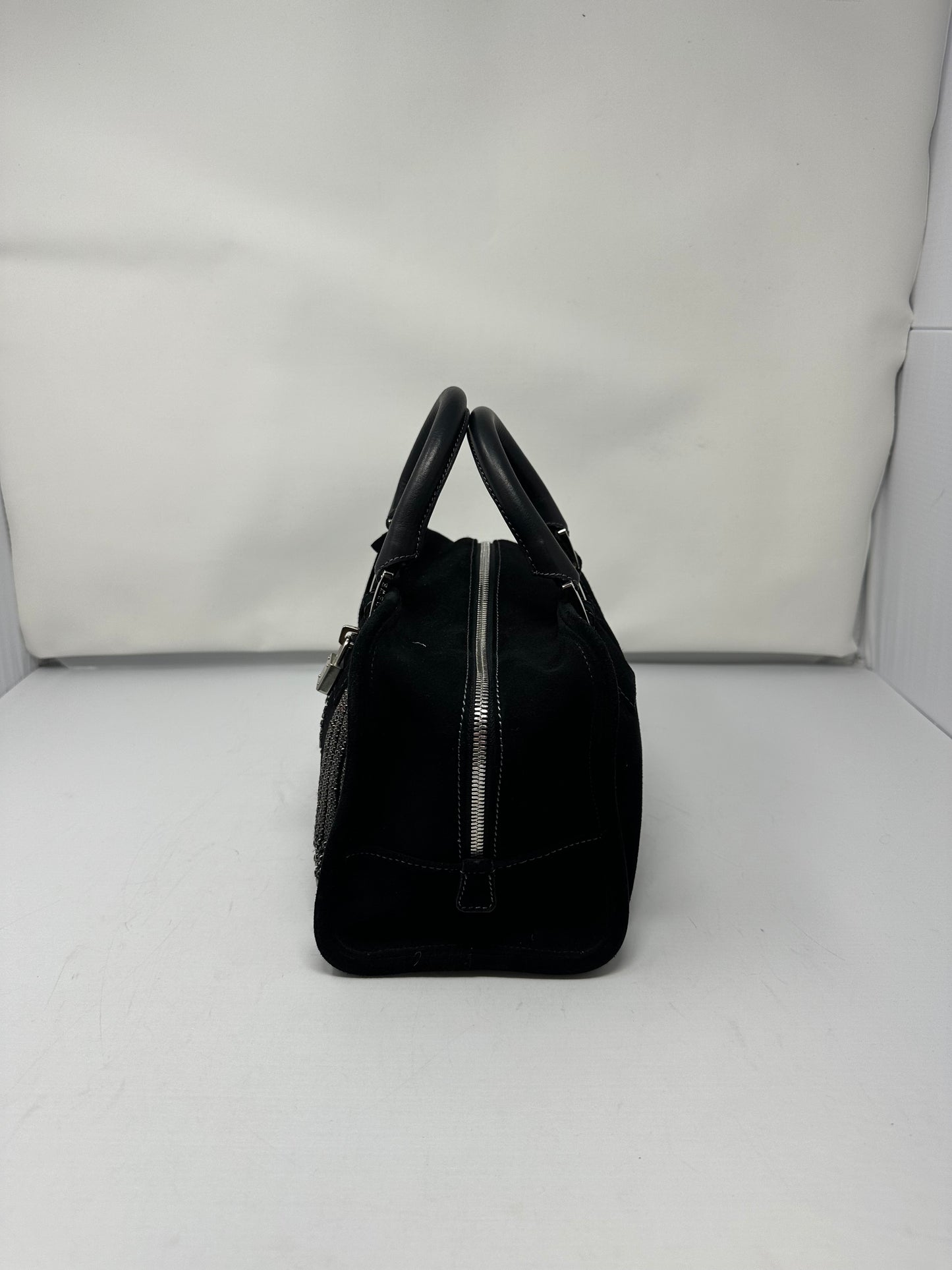 Loewe Amazona Black Suede Beads (original duster bag)