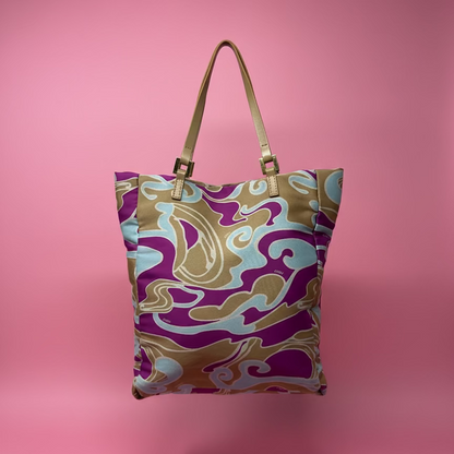Fendi Psychedelic Swirl Small Tote