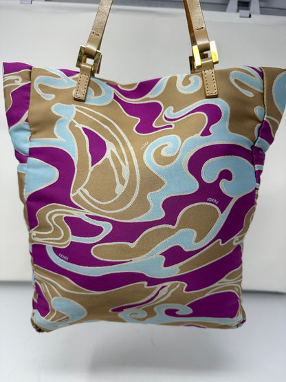 Fendi Psychedelic Swirl Small Tote