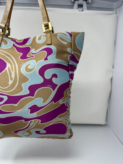 Fendi Psychedelic Swirl Small Tote
