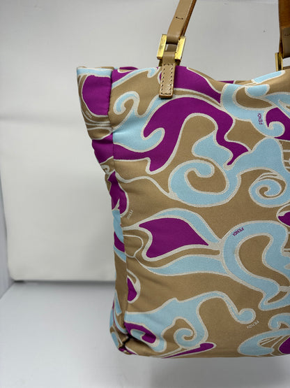 Fendi Psychedelic Swirl Small Tote