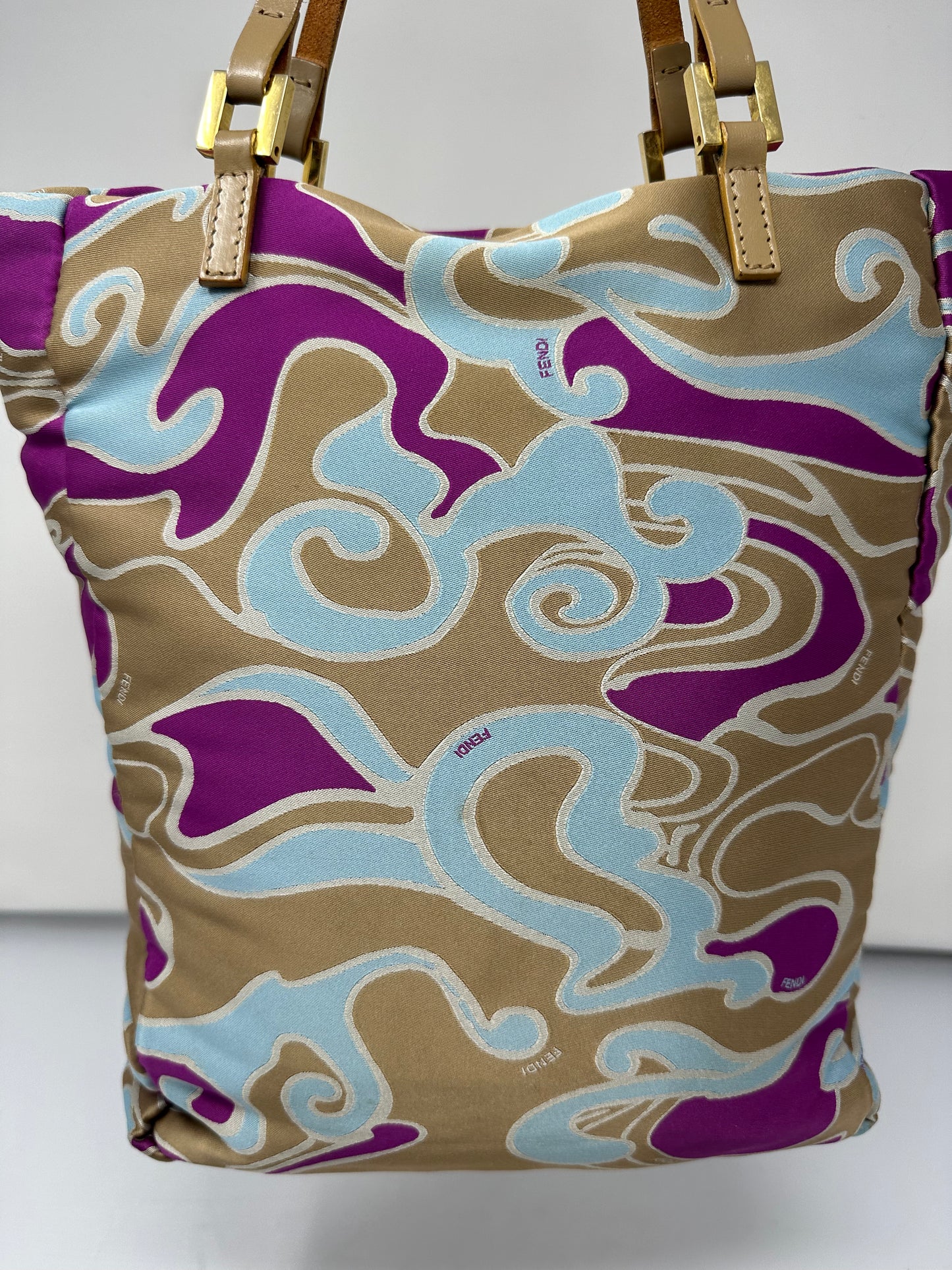 Fendi Psychedelic Swirl Small Tote
