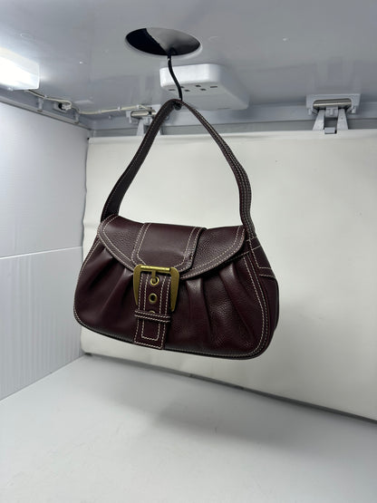 Celine Leather Brown Gold Hardware