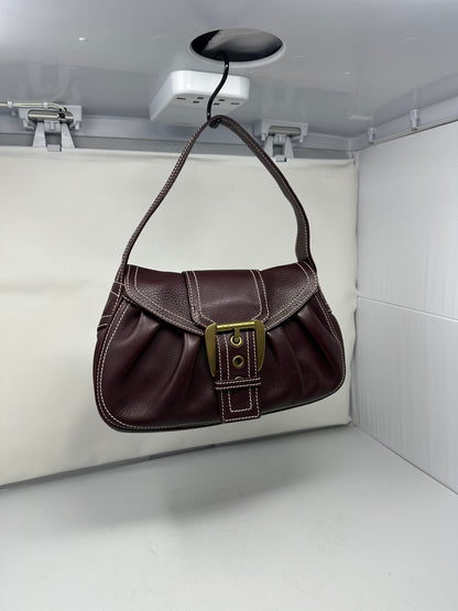 Celine Leather Brown Gold Hardware