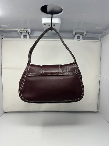 Celine Leather Brown Gold Hardware