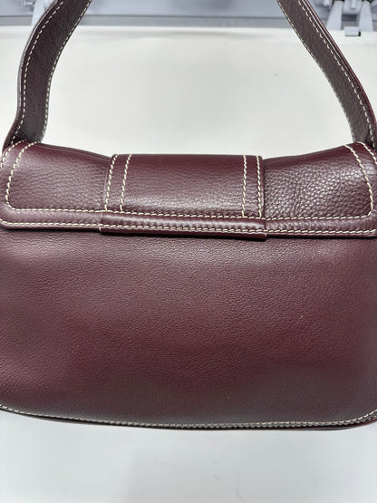 Celine Leather Brown Gold Hardware