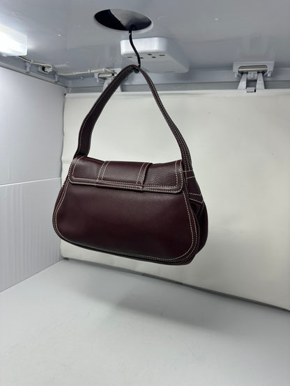 Celine Leather Brown Gold Hardware