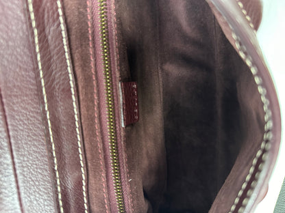 Celine Leather Brown Gold Hardware